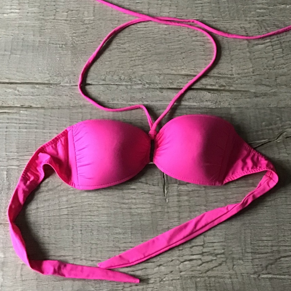 Brand new never worn bandeau style bikini top.